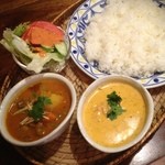 印度料理シタール - トライアルカレーセット（バターチキン、ベジタブル）