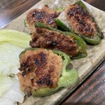 家族亭こなか - ピーマンの肉詰め✌️