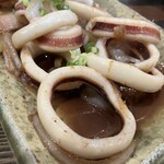 家族亭こなか - イカのしょうが焼き