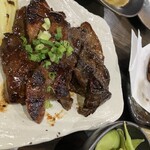 家族亭こなか - ひと口マグロステーキ