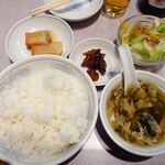 清香園 - 八宝菜ランチのセット