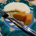 日本料理ぜん - 梨と柿