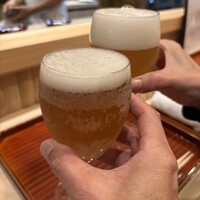 日本料理 かしづき - かんぱ〜い♪