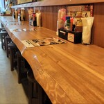 博多かわ屋 - カウンター席