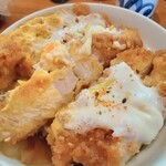 とんかつ 燕楽 - カツ､アップ。