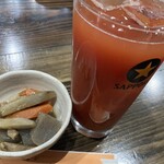 家族亭こなか - トマトハイ&お通し