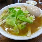 手打ちうどん 明見 - 味玉うどん(450円)