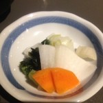 レストラン三澤亭 - 2014.5.23  付け合わせの漬物☆