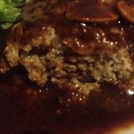 レストラン三澤亭 - 2014.5.23  ハンバーグ断面☆