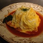 レストラン三澤亭 - 2014.5.23  大きい皿にオムライス☆多めにサービスしていただいた（＾O＾）