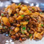 貴州火鍋 - 2024.12 干し豆チと豚の脂の炒めもの（1,298円）