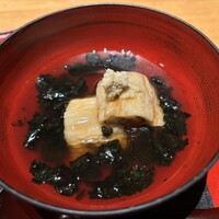 妙見石原荘 食菜石蔵 - 秋茄子海苔あんかけ