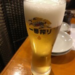 海鮮酒場 牡蠣いかだ屋 - 生ビール385円