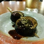 鳥ぷろ - 茄子田楽味噌