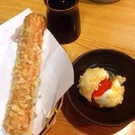 手造りうどん 楽々 - ちく玉天