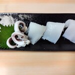浜小家 - アオリイカ刺身