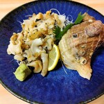 浜小家 - 活ツブ貝刺