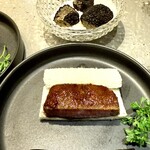 焼肉うしごろ - 季節の匠コース 冬　➓トリュフ牛ヒレカツサンド