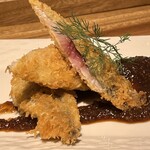 みみずく - 本気のアジフライ¥1080   刺身用のアジを使用だから新鮮