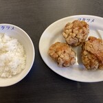 極濃湯麺 フタツメ - 唐揚げセット 352円