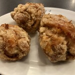 極濃湯麺 フタツメ - 唐揚げセットの唐揚げ3個