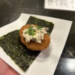 食堂みかん - いぶりがっこが食感含めて良いです。