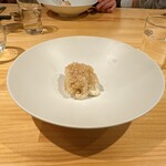 茶月斎 - タチとカリフラワーと台湾カラスミ  