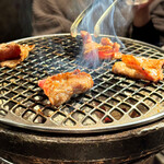 焼肉ホルモン 風土. - タレ盛り