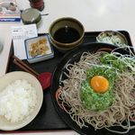 味奈登庵 - 2014' 5/22 冷やしおくらそば（半ライス付き）\500 ①