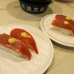 はま寿司 - 再度、宮城県産一本釣りとろかつお×２