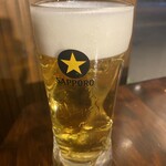 炭火焼肉 ホルモン にく式 - ビール