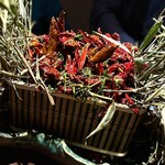 茶禅華 - 赤唐辛子炒めはビジュアルも美しい♡