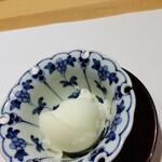 壽の勇介 - ゆずシャーベット　食べかけですみません