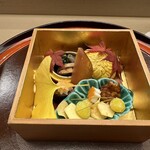 274965882 - 秋の吹き寄せの八寸