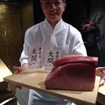 初音鮨 - 鮪と梅木さん