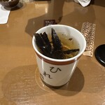 旬肴ふく堀田 - ひれ酒もいただきました。