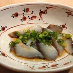 すしやのたい悟 - 青森大間の黒なまこの酢の物