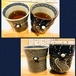 馳走 ひろ - お茶を〆にお願いしました✨
      こちらも素敵な湯飲み茶碗✨(ღ*ˇ ˇ*)｡o♡ᔆᵘᵗᵉᵏⁱ♡✨