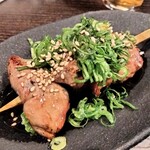 鳥ぼん - 肝塩ねぎごま油