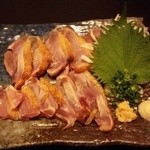 東北酒場 あらた - 地鶏の炙り刺身
