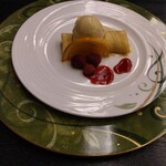 お食事処 多七 - クレープシュゼット。