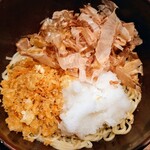 信濃庵  - 令和6年11月 ランチタイム(11:00〜14:30)
冷たいぶっかけ蕎麦 税込850円