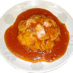 中国料理 山丁 - 海老と卵のチリソース