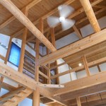 杉の木薫る高い天井