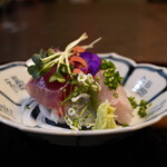 くろぎ - ◆お造り：縞鯵、鰹