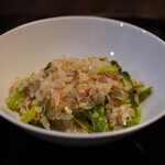 くろぎ - ②蟹とセリご飯