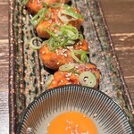 地鶏庵 - つくね焼き