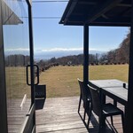 地粉や - テラス席の先に大パノラマ