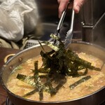 もつ鍋 六花舎 - 〆の雑炊