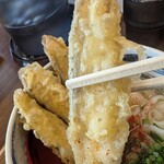 多の津うどん - ごぼ天 サクサク〜